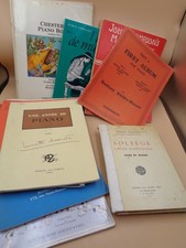 MUSIQUE Lot de 17 partitions