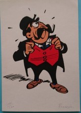 FRANQUIN - RARE SERIGRAPHIE -