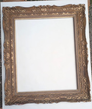 Ancien Grand Cadre En Bois