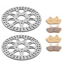 Disques de frein Avant Plaquette pour Harley Electra Glide FLHT Road Glide 00-07