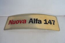 front license plate Alfa 147 motor show Alfa Romeo 147 accessory