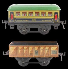 Hornby Train 2 Cars - 0 Scale / Antique Toy