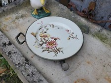 ASSIETTE  LUNEVILLE  ? A RESERVE D'EAU CHAUDE EN ETAIN