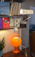 Rare Lampe Fase modèle Teide Blanche bras pivotant vis serrage ou perçage mural