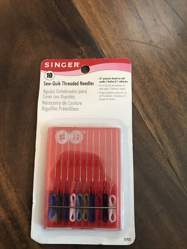 Singer sew quik threaded hand - threaded,