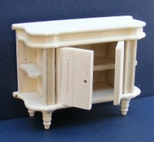 Maison De Poupées Finition Naturelle Meuble D'Angle 1:12 Échelle Hall 206 TUMDEE