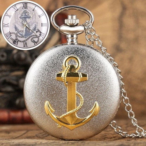 Montre gousset ancre bateau - montre,
