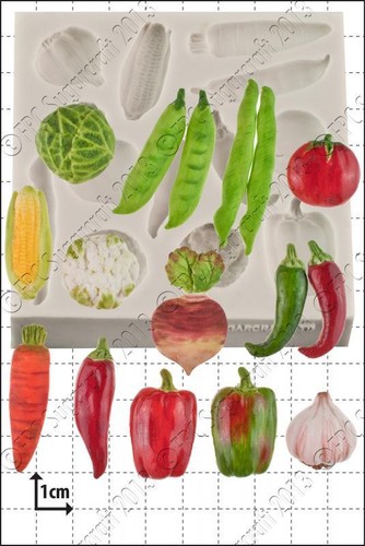 Moule silicone légumes - silicone,