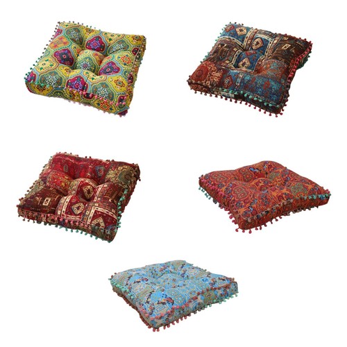 Coussin siège carré boho - carré,