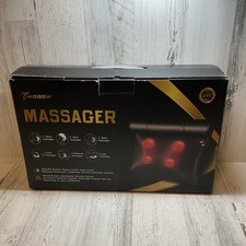 WOQQW Shiatsu Back & Neck Massager, Deep Tissue Kneading Massage w. Heat