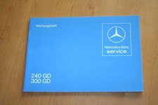 Mercedes G 460 - Service Manual 240 GD - 300 GD - Blank - 4.82 - Service Manual NOS