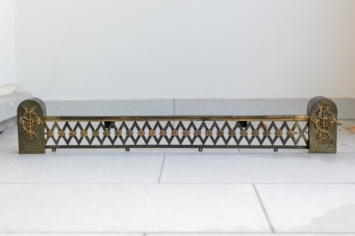 Barre chenets bronze - barre,