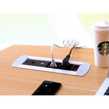 Prise de Table 2 X Schuko USB