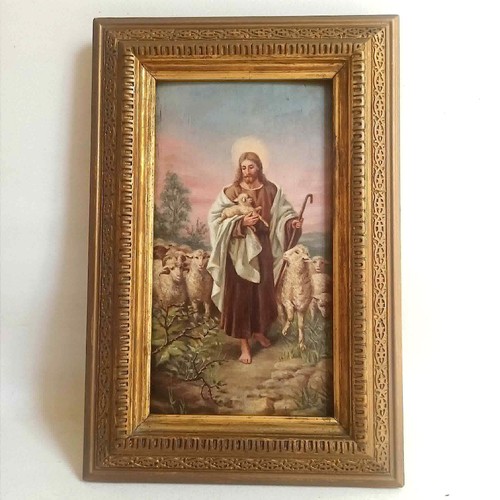 Tableau huile sur - , le