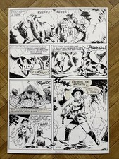 Planche Originale De Marcello Rintintin Année 1969/Pif