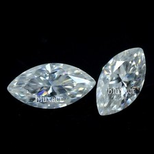 Paire de diamants marquise naturelle 1,60 ct FL couleur VVS excellente coupe ...