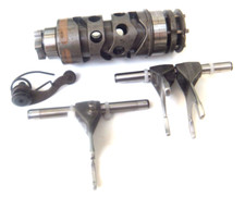 DUCATI HYPERMOTARD 796 GEAR SELECTOR DRUM, FORKS & PAWL 35K ONLY 2010 - 2012