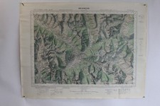 Ancienne Carte IGN Briançon 1/50000 type 1922 (74638)