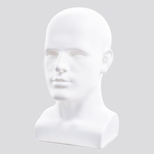 Tête de Mannequin Homme Tête de Mannequin Professionnel pour Présentoir Perru...