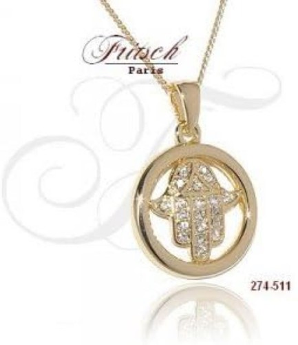 Pendentif main fatma - fatma, or