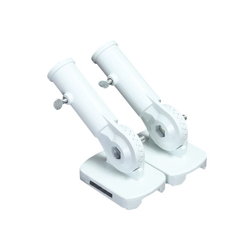 1pc white alloy flagstaff - 1pc,