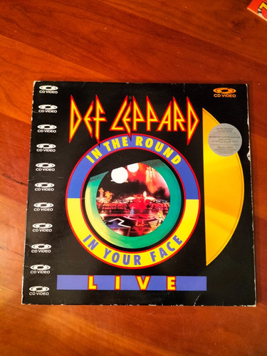 Laserdisc video def leppard - laserdisc, cd