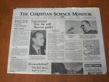 1968 JULY 19 THE CHRISTIAN SCIENCE MONITOR - HOW FAR WILL MOSCOW PUSH? - NP 4659