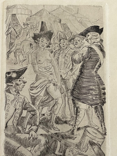Gravure originale signée