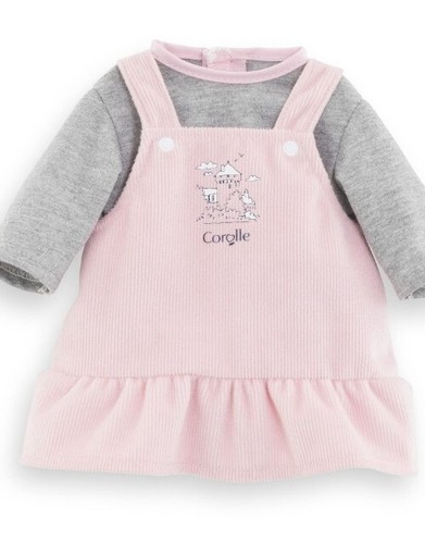 Corolle robe velour rose - robe,