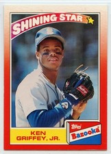 1990 Topps Bazooka Shining Stars - #18 - Ken Griffey Jr. - Seattle Mariners