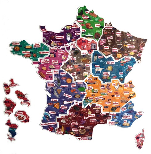 Magnet gaulois carte de - le,