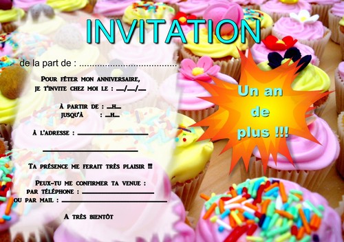 Ou 14 cartes invitation - -,