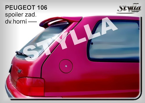 Spoiler rear roof tailgate top - roof,