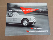 BROCHURE - *1958* MGA 1588cc Brochure catalog