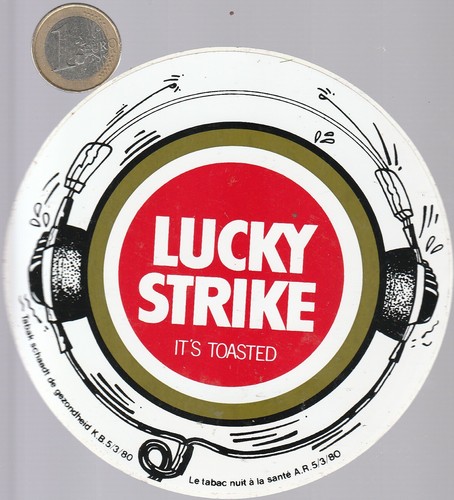 Autocollant tabac lucky - tabac.,