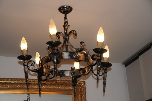 Lustre fer forgé forges - en,