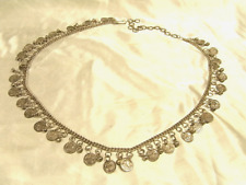 ANCIENNE CEINTURE BERBERE ETHNIQUE ORIENTALE CHAINE BRELOQUES