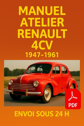 Manuel atelier renault 4cv - manuel,