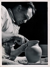 POTIER c. 1950 - pottery tourneur tour - NV 5911