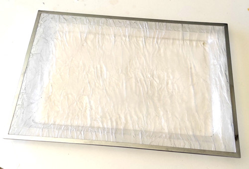 Plateau plastique bordé - plateau, en