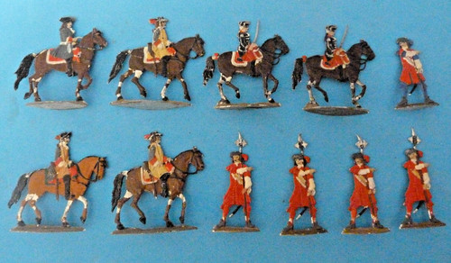 Plats étain zinnfiguren - d'étain,