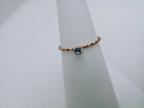 Bague fine plaqué - or, acier