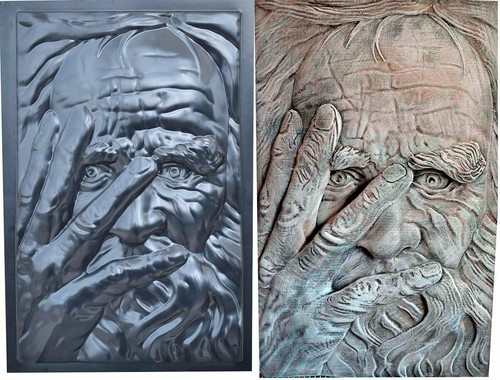 Moule panneau mural - 3d,