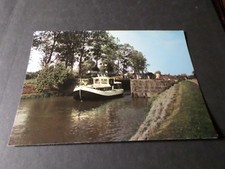 CP BOAT, PENIC OUT OF A LOCK, CANAL DU NIVERNAIS, SHIP POSTCARD