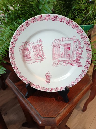 Assiette terre fer c - de,
