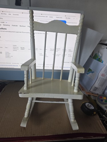 Chaise bascule bois pour - en,