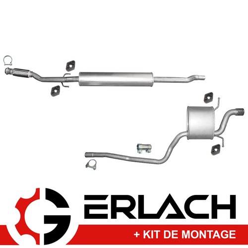 Echappement silencieux pour