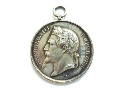 Médaille argent napoléon - médaille,