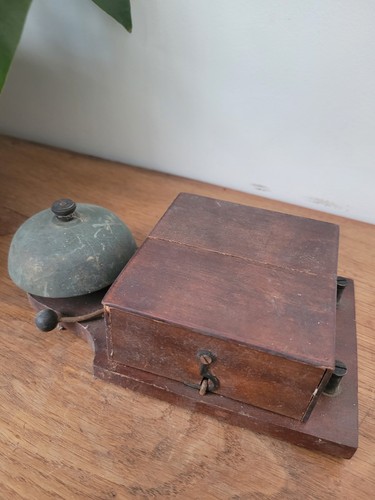 Boîte bois ancienne avec - boîte,