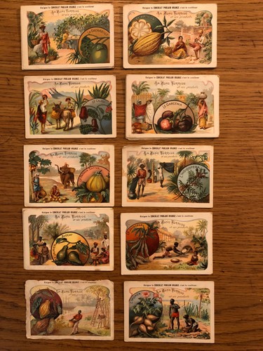 Lot chromos chocolat - lot, 10